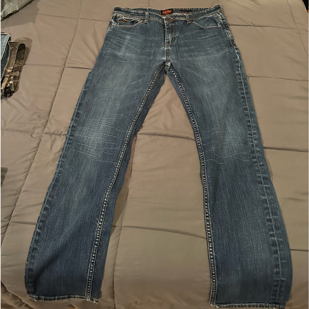 Super dry skinny jeans size 36/32